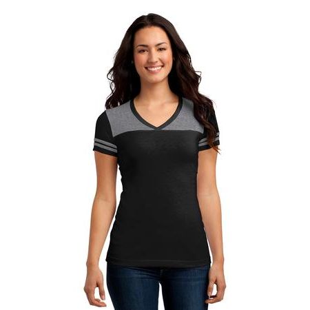 District &#174;  Juniors Varsity V-Neck Tee. DT264