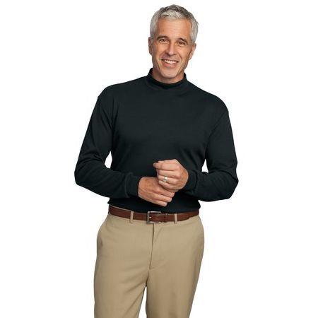 Port Authority - Interlock Knit Mock Turtleneck.  K321