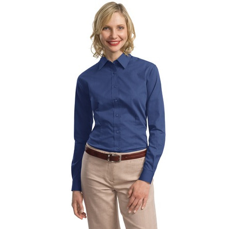 Port Authority - Ladies Tonal Pattern Easy Care Shirt. L613