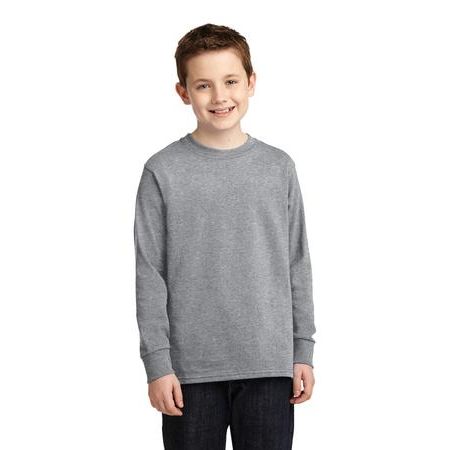 Port & Company &#174;  Youth Long Sleeve 5.4-oz 100% Cotton T-Shirt. PC54YLS