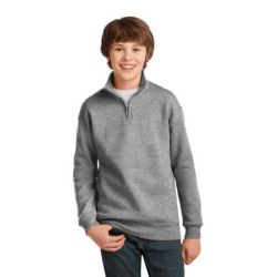 JERZEES &#174;  Youth 1/4-Zip Cadet Collar Sweatshirt. 995Y