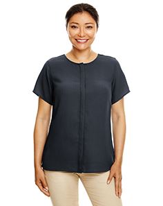 Devon & Jones Ladies' Perfect Fit™ Short-Sleeve Crepe Blouse