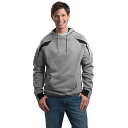 Sport-Tek - Color-Spliced Pullover Hooded Sweatshirt. F266