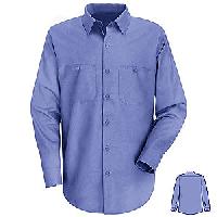 Long Sleeve Wrinkle-Resistant Cotton Work Shirt - SC30